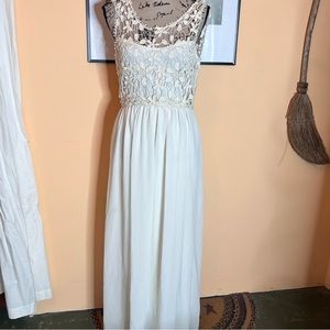 💚Baluoke ivory dress